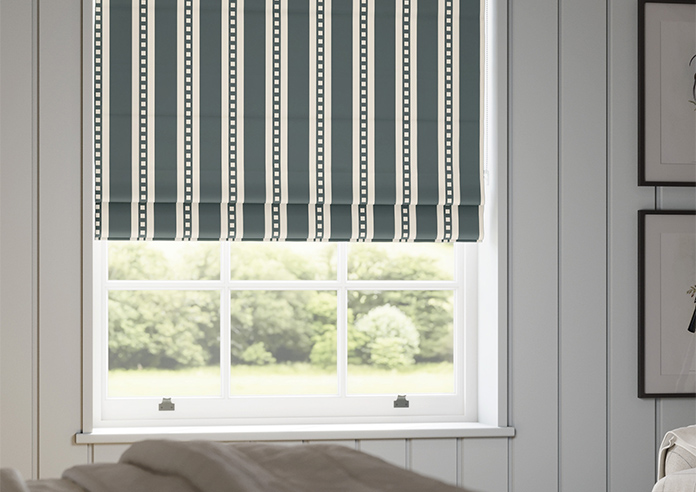 The British Stripe Co. Edgar, Teignbridge No.1 - Roman Blind - Image 5